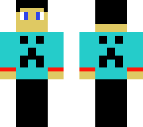creeper blue gamer (fixed)