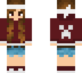 fall/autumn girl creeper face hoodie