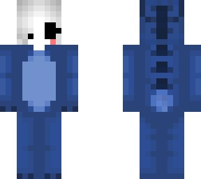 female puppet in a stitch onesie
