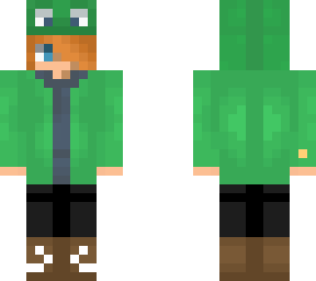frog hoodie girl