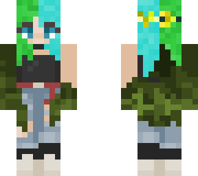 green and blue