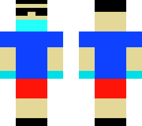 kid with sunglasses, mask, and gloves