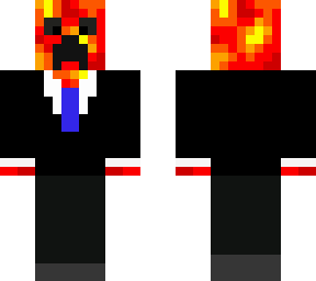 lava creeper in a tux