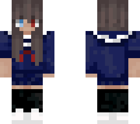 my oc with school uniform ;w;
