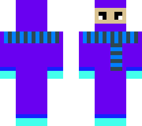 purple backwards skin