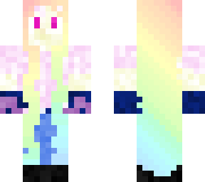 rainbow girl i just added some things and made it look like some person with har