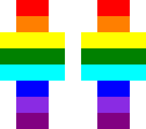 rainbow skin