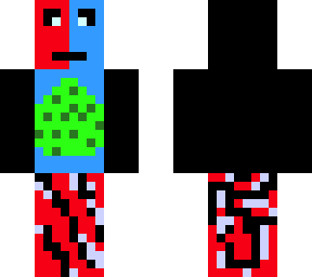 red and blue