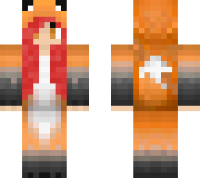 red head in fox hoodie
