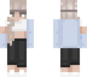 side bunny mask - blueberry
