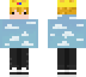 sky hoodie with crown