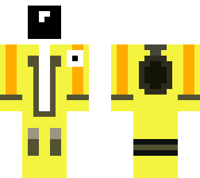 yellow space suit