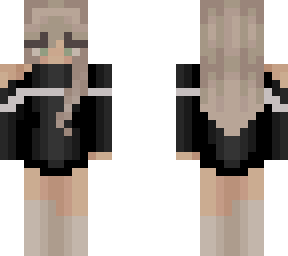 black sweater
