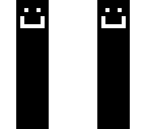 black white