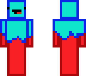 blue melting retro