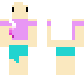 chibi swim girl
