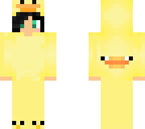 crystal in duck onesie