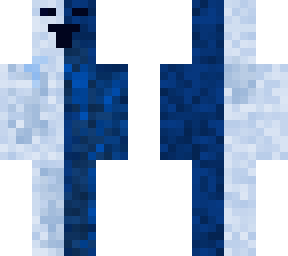dark blue and light blue