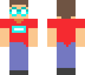 george with red shirt