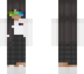 girl with rainbow glasses