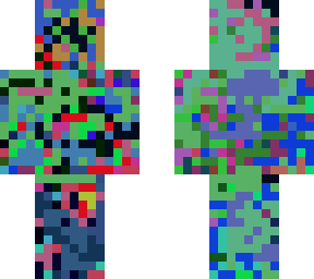 GLITCH SKIN MINECRAFT DOWNLOAD visual data 2