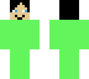 green sute person