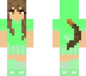 green wolf girl