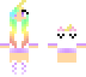 hoodie rainbow unicorn girl