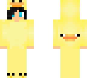 lorrine in duck onesie