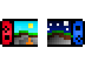 minecraft on the switch but shaded