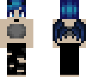 my skin-blue demon-