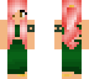 pink haired hawaiian girl