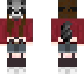 raccoon mask girl