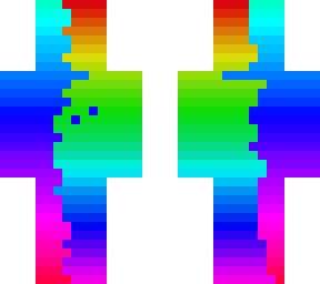 rainbow curuped skin