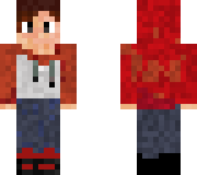 red hoodie boy