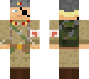 soviet soldier  with backpack