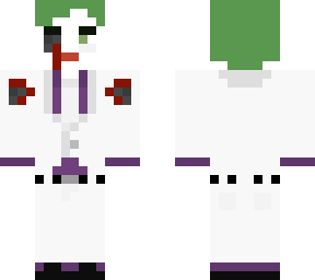 the joker with a batarang in his eyeball