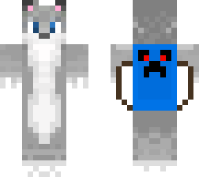wolf with creeper cape