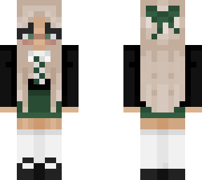 ~ slytherin girl ~ (high waisted skirt)