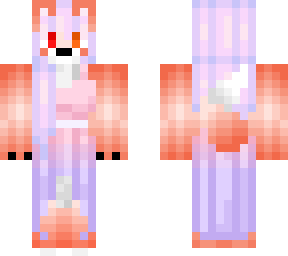 (gravel fox skin) pink/purple pastel dress