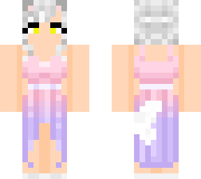 (samuraikitsune98 skin) pink/purple pastel dress