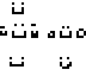 a happy face