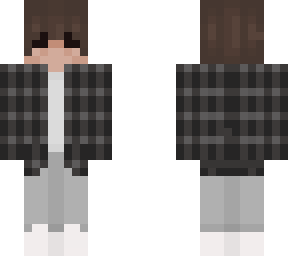 black plaid
