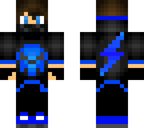 blue lightning boy gamer