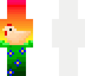 chicken and sunset pixelart!