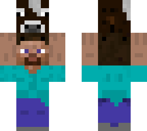 cow on steve's head