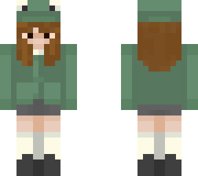 frog girl but brunette (not mine)