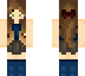 gabyzelda skin falta botas camisa con tiras.
