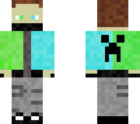 green and blue