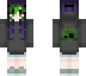 green blue hair dyed girl